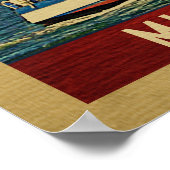 ミシシッピー・セーヨートヴィンテージ旅行 ポスター