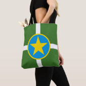 ミシシッピー・トートバッグ・ジャクソン市旗 トートバッグ (クローズアップ)