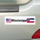 ミシシッピー バンパーステッカー (車上)