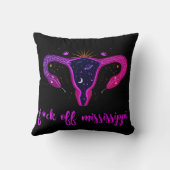 ミシシッピ中絶禁止天子子宮抗議 クッション (裏面)