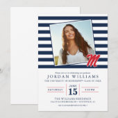 ミシシッピ大学 | スクリプト M 案内状 (正面/裏面)