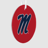 ミシシッピ大学 |スクリプトM オーナメント (正面)
