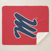 ミシシッピ大学 |スクリプトM シェルパブランケット (正面(横))