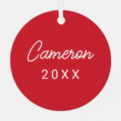 ミシシッピ大学 |スクリプトM メタルオーナメント (裏面)