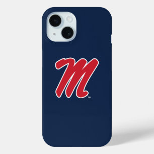 ミシシッピ大学 スクリプトM iPhone 15ケース