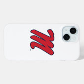 ミシシッピ大学 |スクリプトM Case-Mate iPhoneケース (裏面 (横))