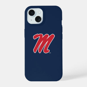 ミシシッピ大学 スクリプトM iPhone 15ケース