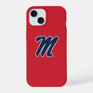 ミシシッピ大学 スクリプトM iPhone 15ケース