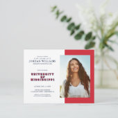 ミシシッピ大学 | ブロックの種類 案内ポストカード (スタンド正面)