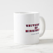 ミシシッピ大学 |ブロックタイプ ジャンボコーヒーマグカップ (正面右)
