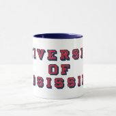 ミシシッピ大学 |ブロックタイプ マグカップ (中央)