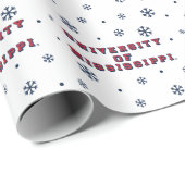 ミシシッピ大学 |ブロックタイプ ラッピングペーパー (ロールコーナー)