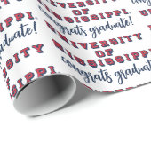 ミシシッピ大学 |ブロックタイプ ラッピングペーパー (ロールコーナー)