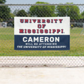 ミシシッピ大学 |ブロックタイプ 横断幕 (インサイチュ)