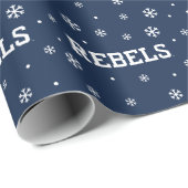 ミシシッピ大学 |ワードマークの反逆者 ラッピングペーパー (ロールコーナー)