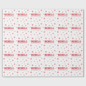 ミシシッピ大学 |ワードマークの反逆者 ラッピングペーパー (フラット)