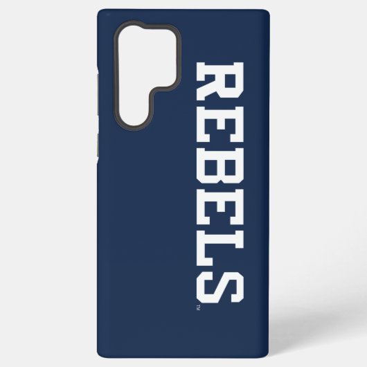 ミシシッピ大学 |ワードマークの反逆者 SAMSUNG GALAXYケース (裏面)