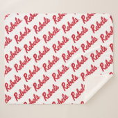 ミシシッピ大学 |反乱軍スクリプト シェルパブランケット (正面(横))