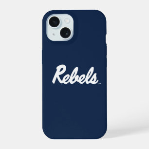 ミシシッピ大学 反乱軍スクリプト iPhone 15ケース