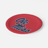 ミシシッピ大学 | Oleスクリプ恋しく思ト ペーパープレート (アングル)