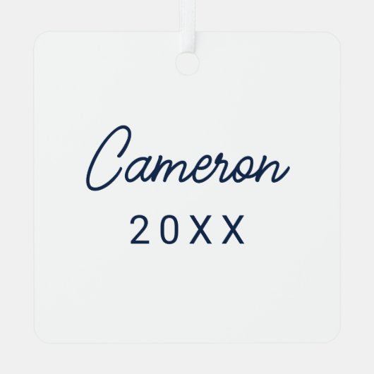 ミシシッピ大学 | Ole反恋しく思反 メタルオーナメント (裏面)