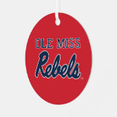 ミシシッピ大学 | Ole反恋しく思反 メタルオーナメント (正面左)