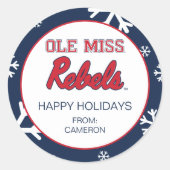 ミシシッピ大学 | Ole反恋しく思反 ラウンドシール (正面)