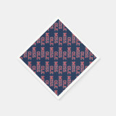 ミシシッピ大学 | Ole 恋しく思 Wordmark スタンダードカクテルナプキン (角)