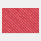 ミシシッピ大学 | Ole 恋しく思 Wordmark ラッピングペーパーシート (正面)