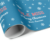 ミシシッピ大学 | Ole 恋しく思 Wordmark ラッピングペーパー (ロールコーナー)