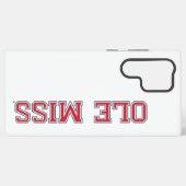 ミシシッピ大学 | Ole 恋しく思 Wordmark Samsung Galaxyケース (裏面横)