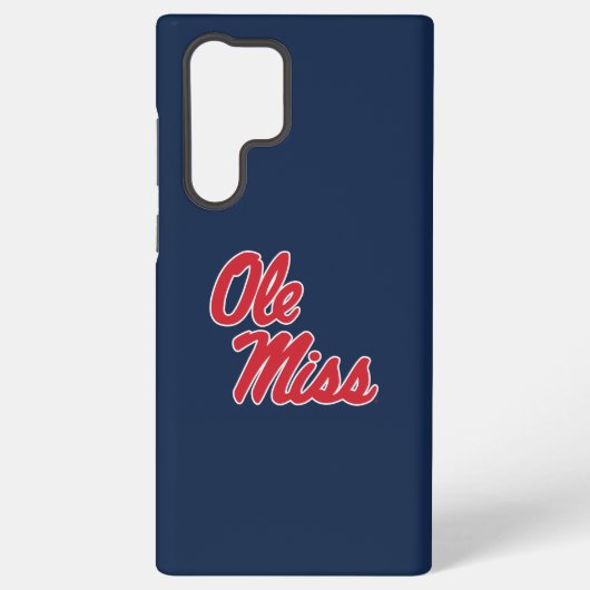 ミシシッピ大学 | Ole Miss Script Samsung Galaxyケース (裏面)