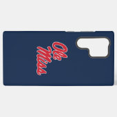 ミシシッピ大学 | Ole Miss Script Samsung Galaxyケース (裏面横)