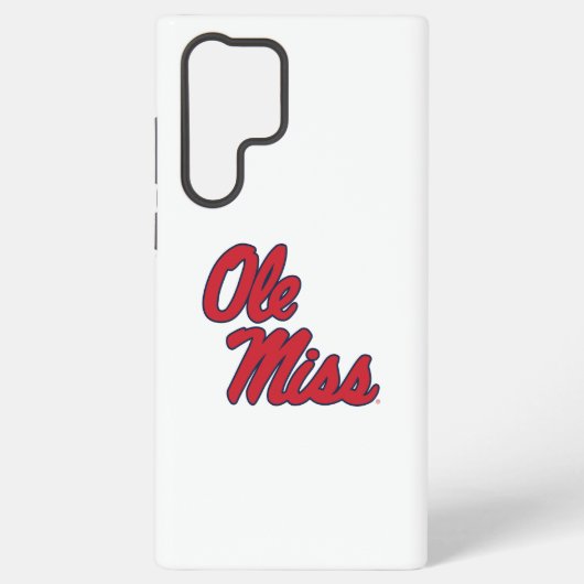 ミシシッピ大学 | Ole Miss Script Samsung Galaxyケース (裏面)