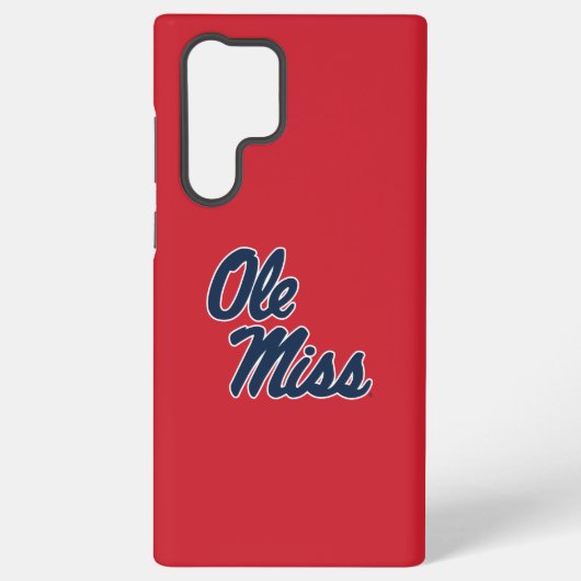 ミシシッピ大学 | Ole Miss Script Samsung Galaxyケース (裏面)