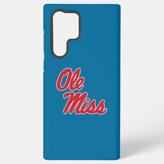 ミシシッピ大学 | Ole Miss Script Samsung Galaxyケース (裏面)
