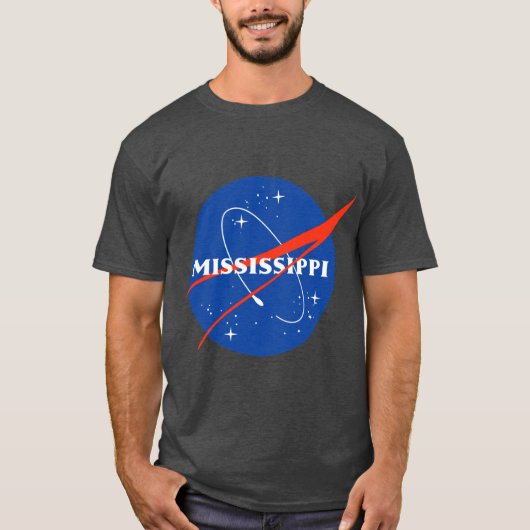 ミシシッピ宇宙飛行士 オーバーサイズ Tシャツ (正面)