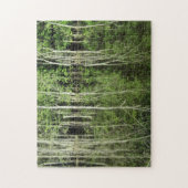 ミシシッピ川に反射する木 ジグソーパズル (縦)