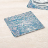 ミシシッピ川に沿ってミズーリ州セントルイス。 スクエアペーパーコースター (アングル)