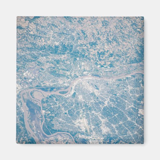 ミシシッピ川に沿ってミズーリ州セントルイス。 マグネット (正面)