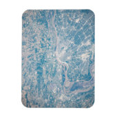 ミシシッピ川に沿ってミズーリ州セントルイス。 マグネット (縦)