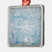 ミシシッピ川に沿ってミズーリ州セントルイス。 メタルオーナメント (左)