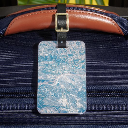 ミシシッピ川に沿ってミズーリ州セントルイス。 ラゲッジタグ (正面インサイチュ2)