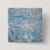 ミシシッピ川に沿ってミズーリ州セントルイス。 缶バッジ (正面)