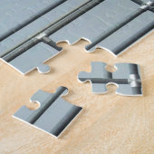 ミシシッピ川のアイオワ・プッシャー船ドゥブケ ジグソーパズル (側面)