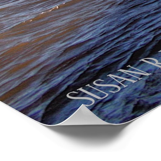 ミシシッピ川のポスターの日没 ポスター (角)