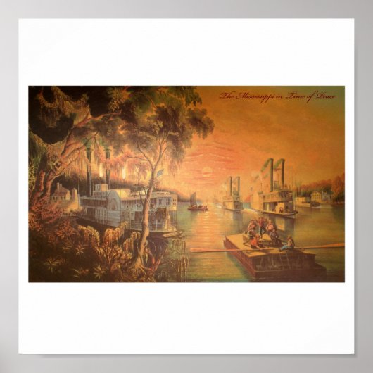 ミシシッピ川のポスター ポスター (正面)