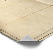 ミシシッピ川の地図 ポスター (角)