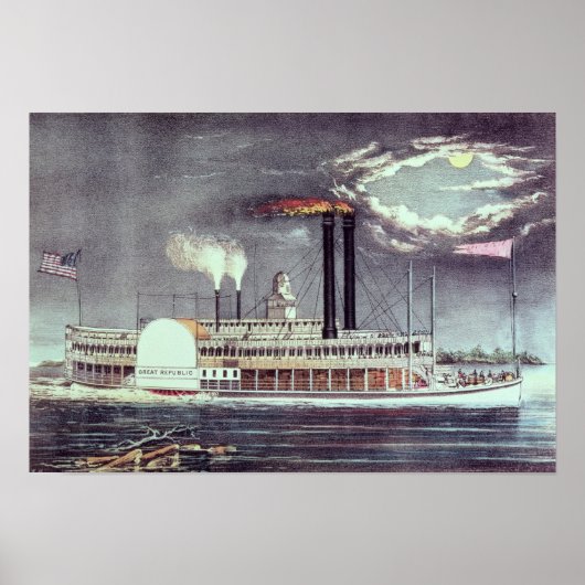 ミシシッピ川の月光 ポスター (正面)