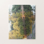 ミシシッピ川の木々の反射 ジグソーパズル (縦)